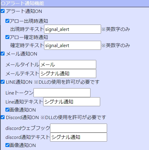 アラート通知機能が豊富